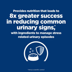 Hill's Prescription Diet c/d Stress Chat – bol prêt à servir avec ragout poulet et légumes.