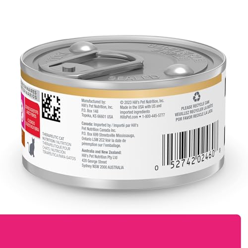 Boîtes Hill's GI Biome Stress en pack, pratique pour repas quotidiens du chat
