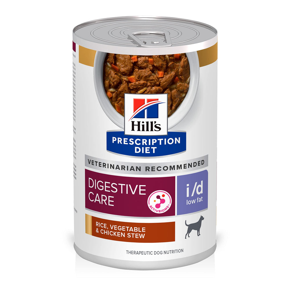 Hill's Prescription Diet i/d texture morceaux poulet avec riz et légumes favorisant digestion facile