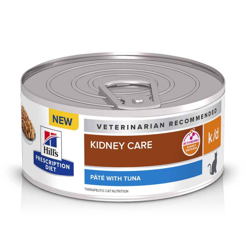 Hill's Prescription Diet k/d chat conserve thon texture appétente possible