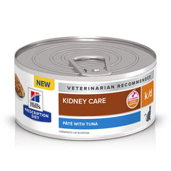 Hill's Prescription Diet k/d chat conserve thon texture appétente possible