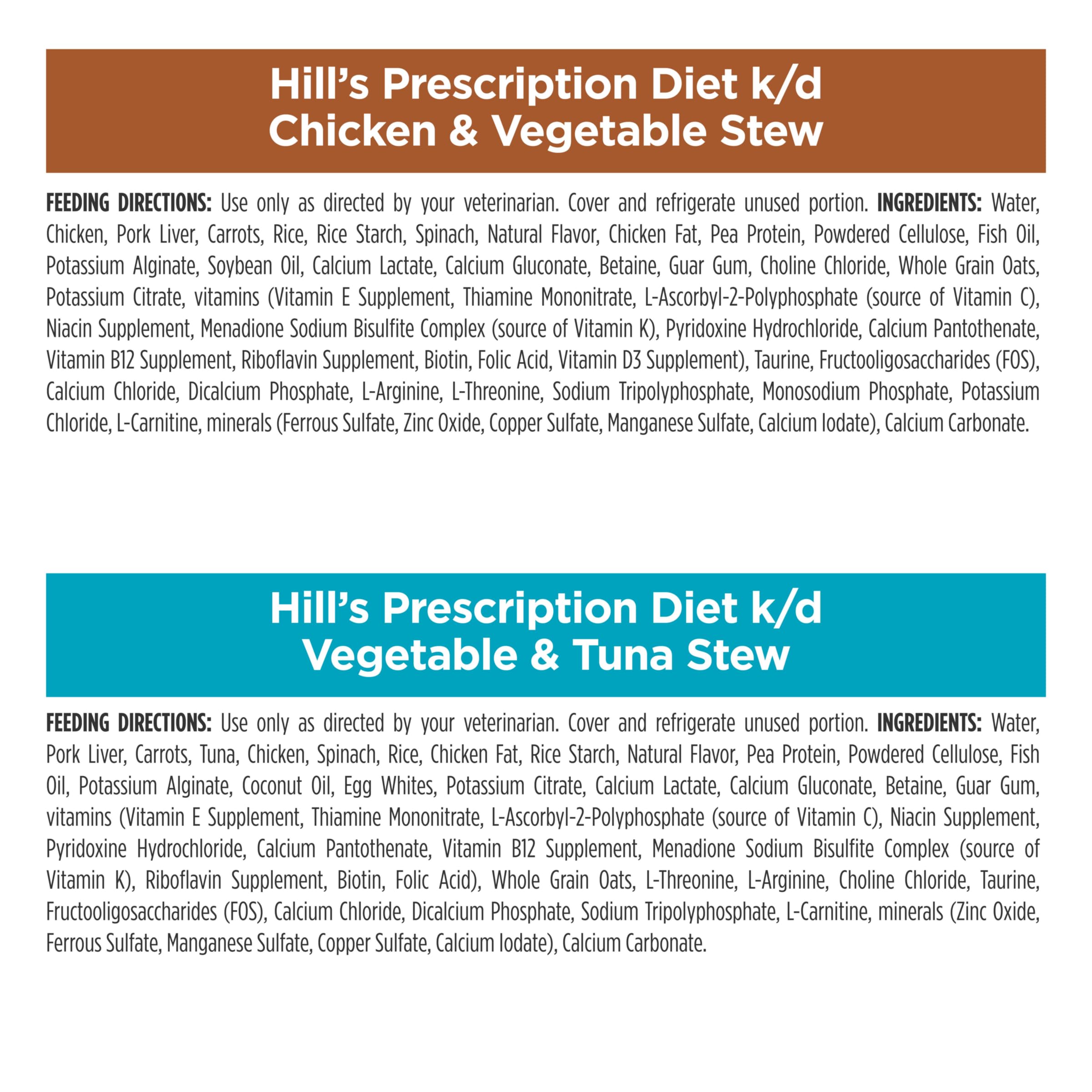 Kit Découverte Hill's k/d pour chats: tester diverses saveurs et textures