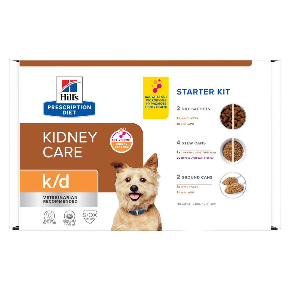 Hill's Prescription Diet k/d kit chien poulet sec: soutien possible à l'appétit.