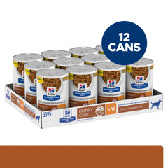 Hill's Prescription Diet k/d ragout poulet légumes en conserve, texture rassurante et soutien nutritionnel.