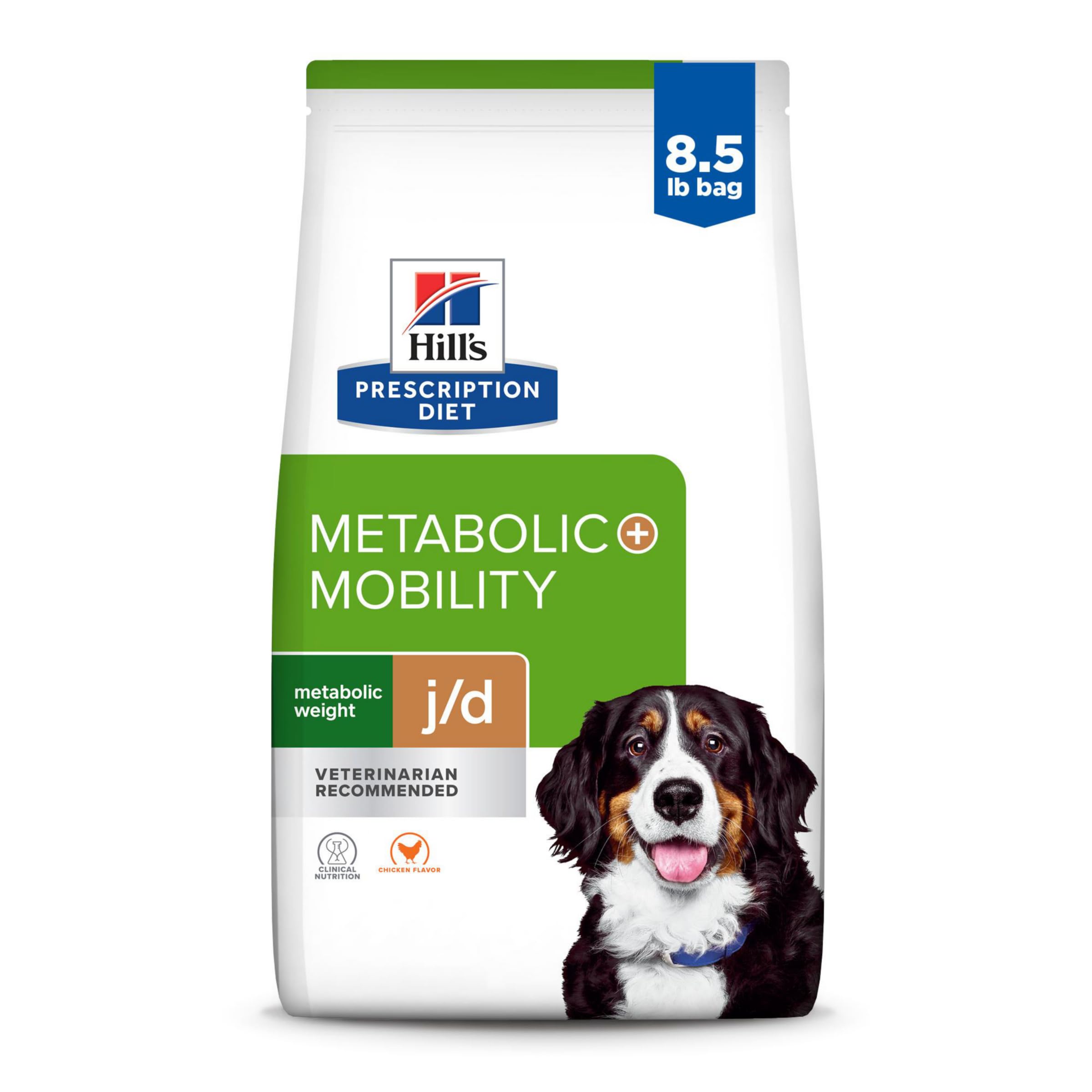 Sac de 8,5 lb Hill's Metabolic + Mobility, favorise la gestion du poids.