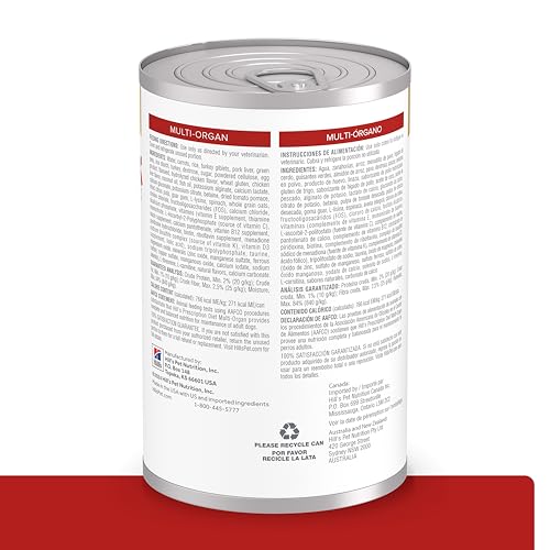 Hill's Prescription Diet Multi-Organ dinde et legumes, bol appétissant et nutritif.