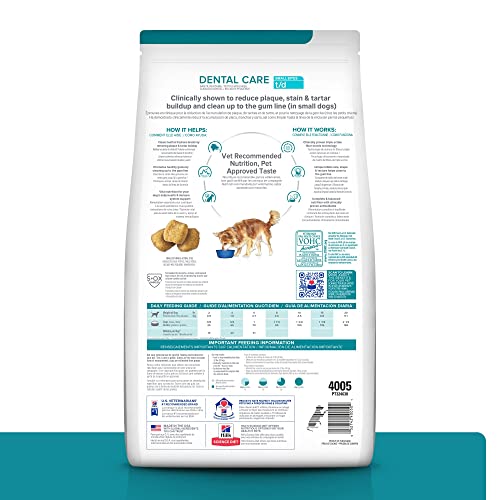 Hill's Prescription Diet t/d – Nettoyage dents poulet – sourire plus frais.
