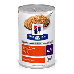 Hill's Prescription Diet u/d – boîte poulet 13 oz, soutien potentiel des voies urinaires.