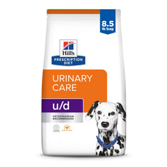 Hill's Prescription Diet u/d emballage sac, soutien urinaire pour chien.