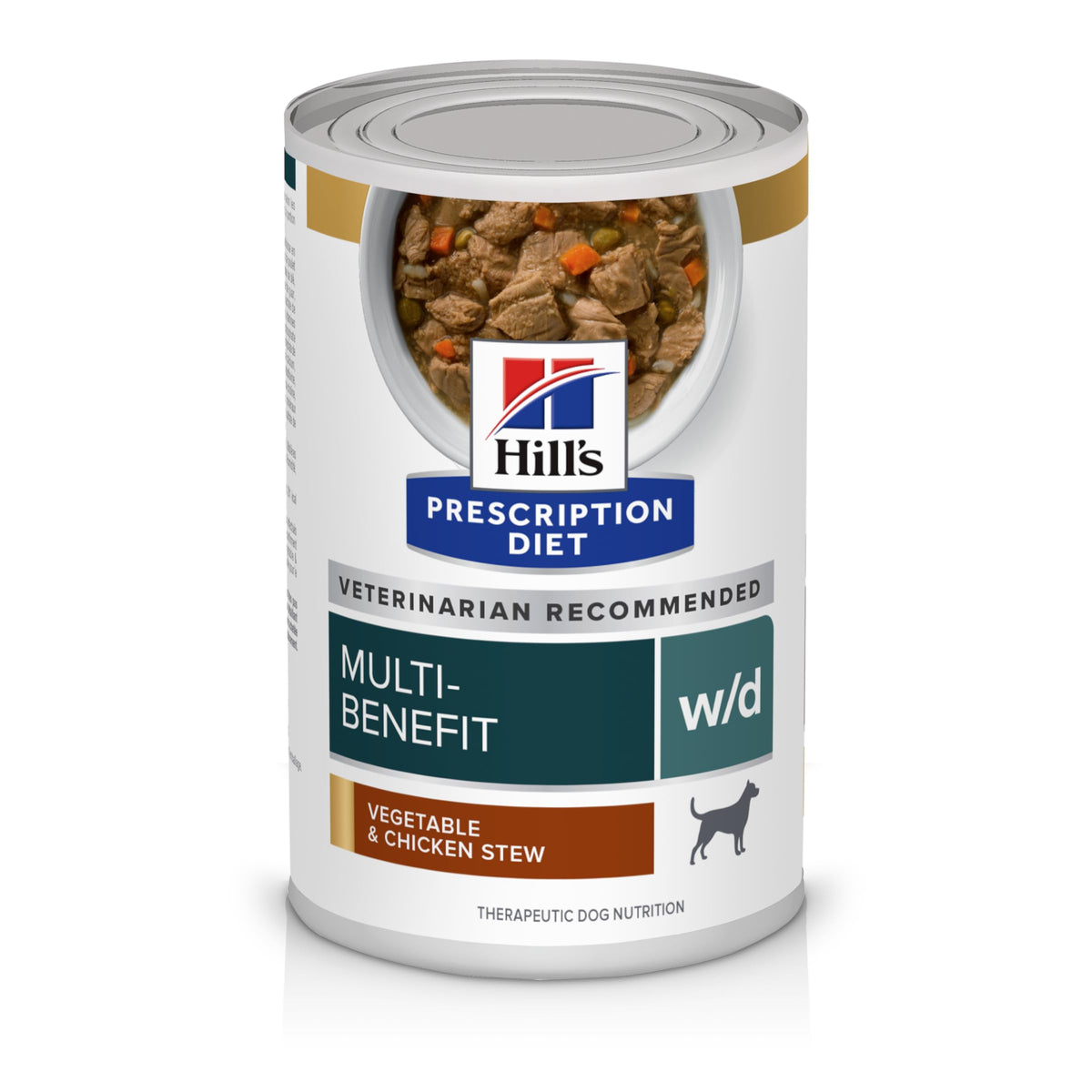 Hill's w/d Multi-Benefit boîtes 12, poulet et légumes, soutien digestif potentiel