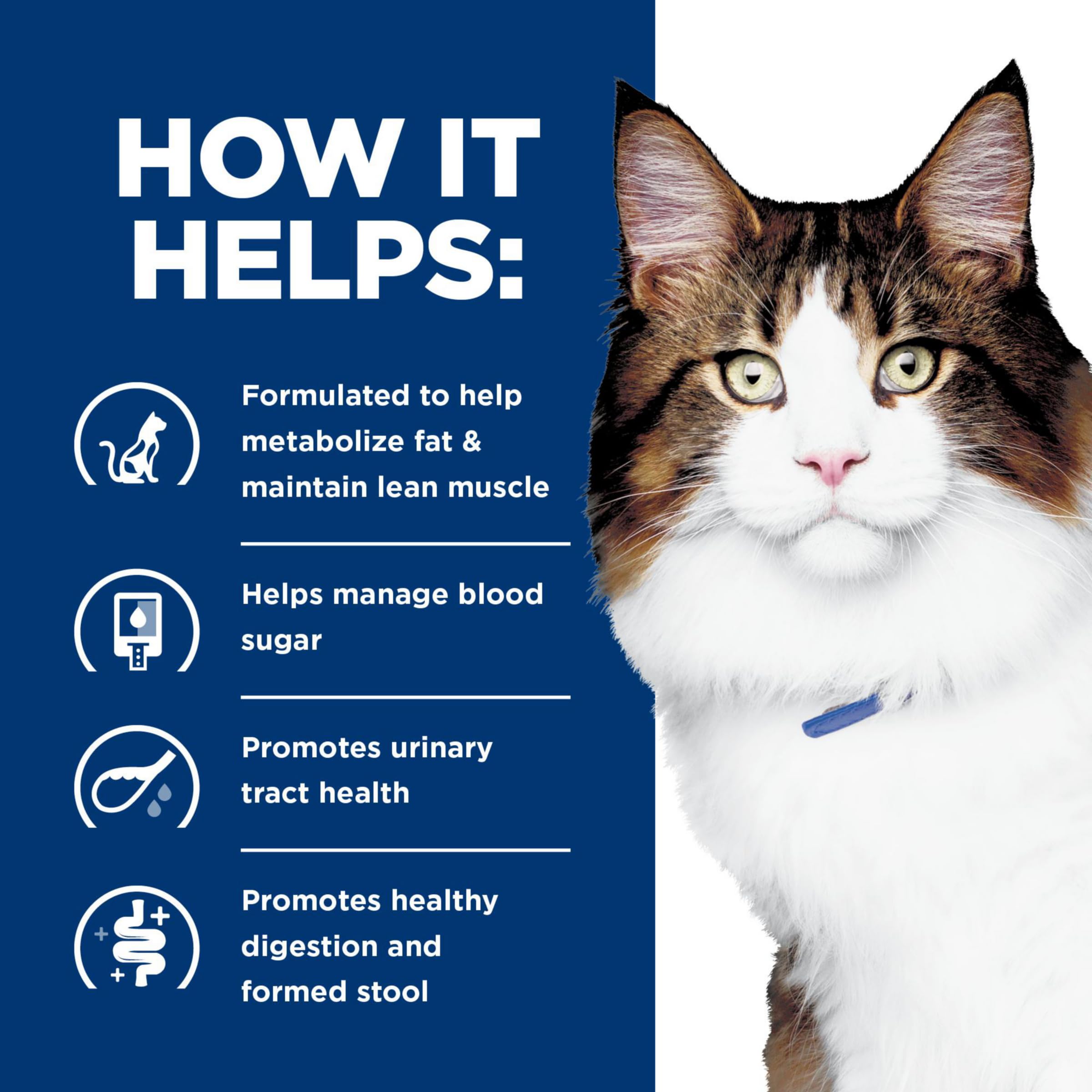 HILL'S PRESCRIPTION DIET w/d chat poulet, faible magnésium et sodium pour urinaire