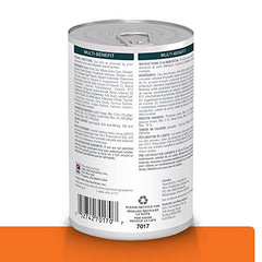 Ouverture de conserve Hill's w/d poulet montrant le repas prêt
