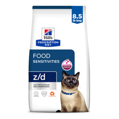 Hill's z/d poulet hydrolyse chat, sac sec: alimentation adaptée pour sensibilité alimentaire.