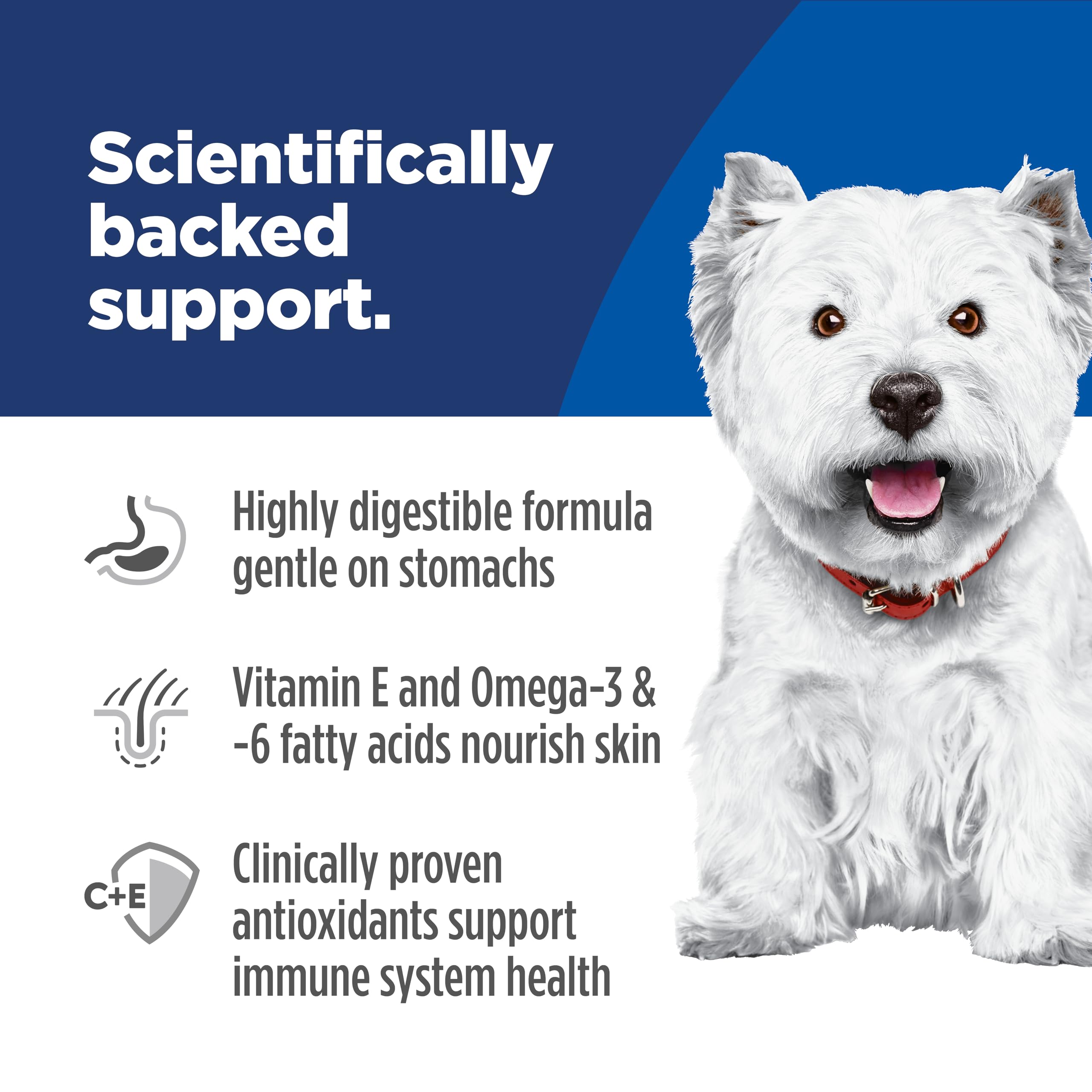 Hill's Science Diet: 27 nutriments clés pour nutrition complète et équilibrée.