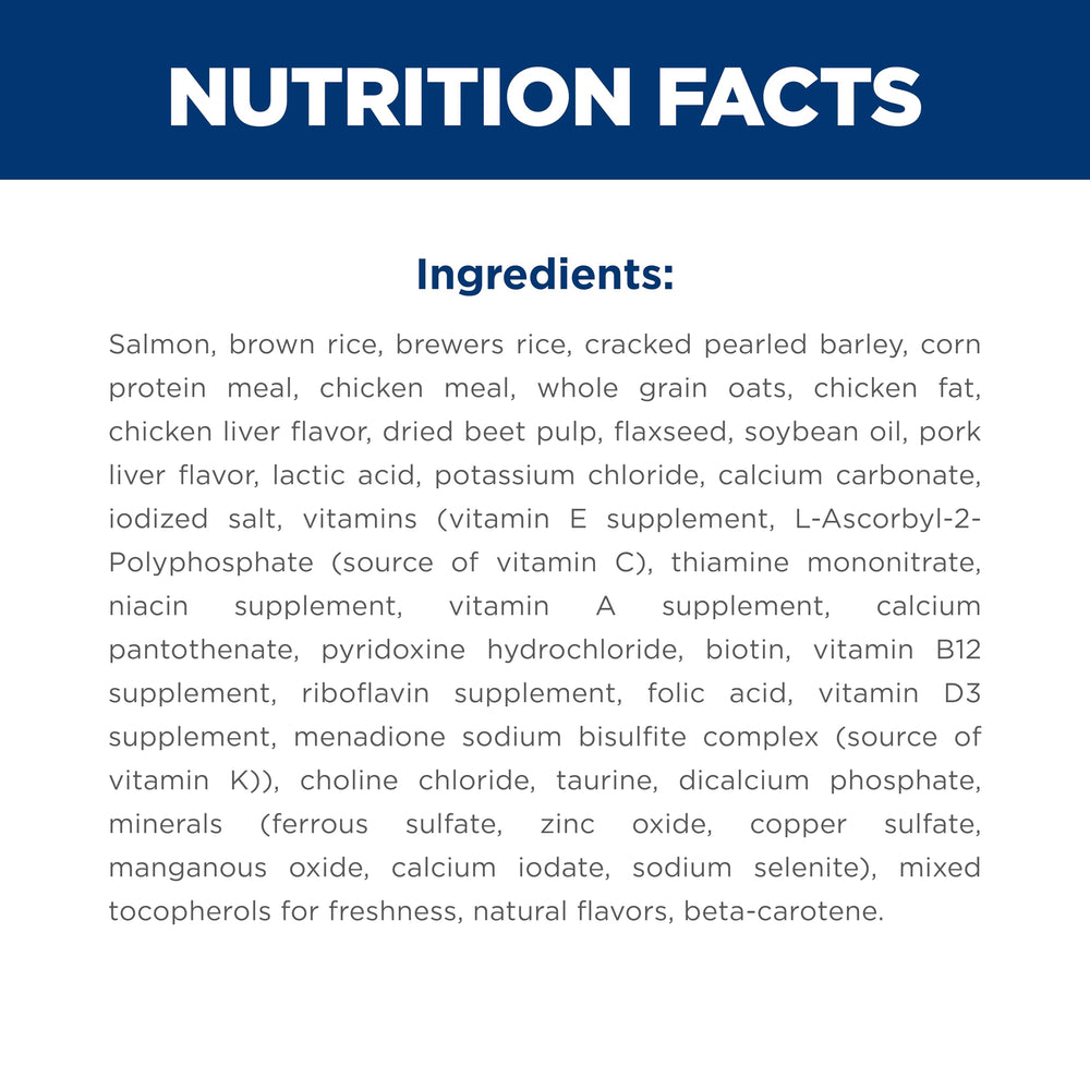 Hill's Science Diet Adult ingrédients naturels croquettes saumon — nutrition complète
