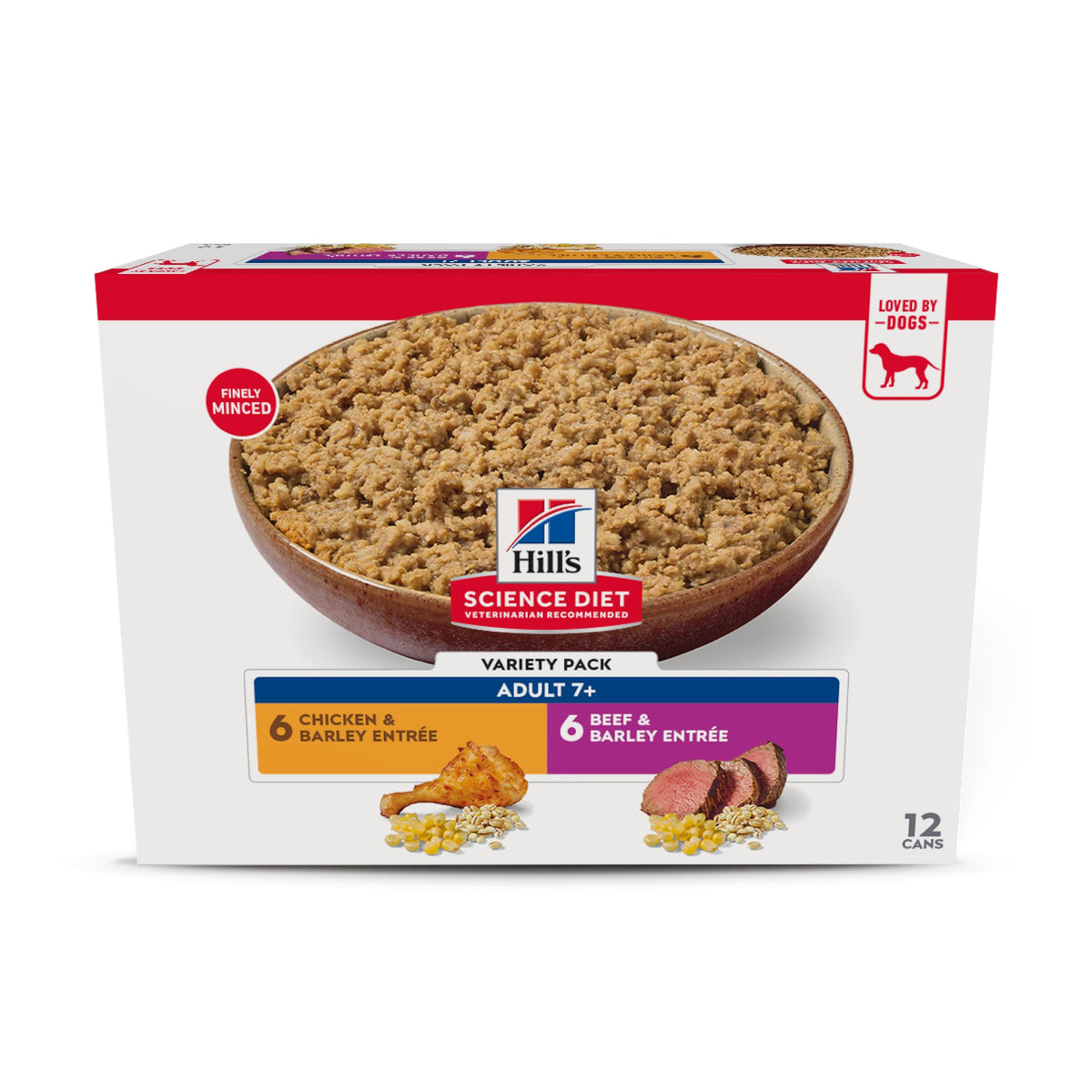 Hill's Science Diet Adult 7+ poulet – boîte prête à servir pour repas équilibré