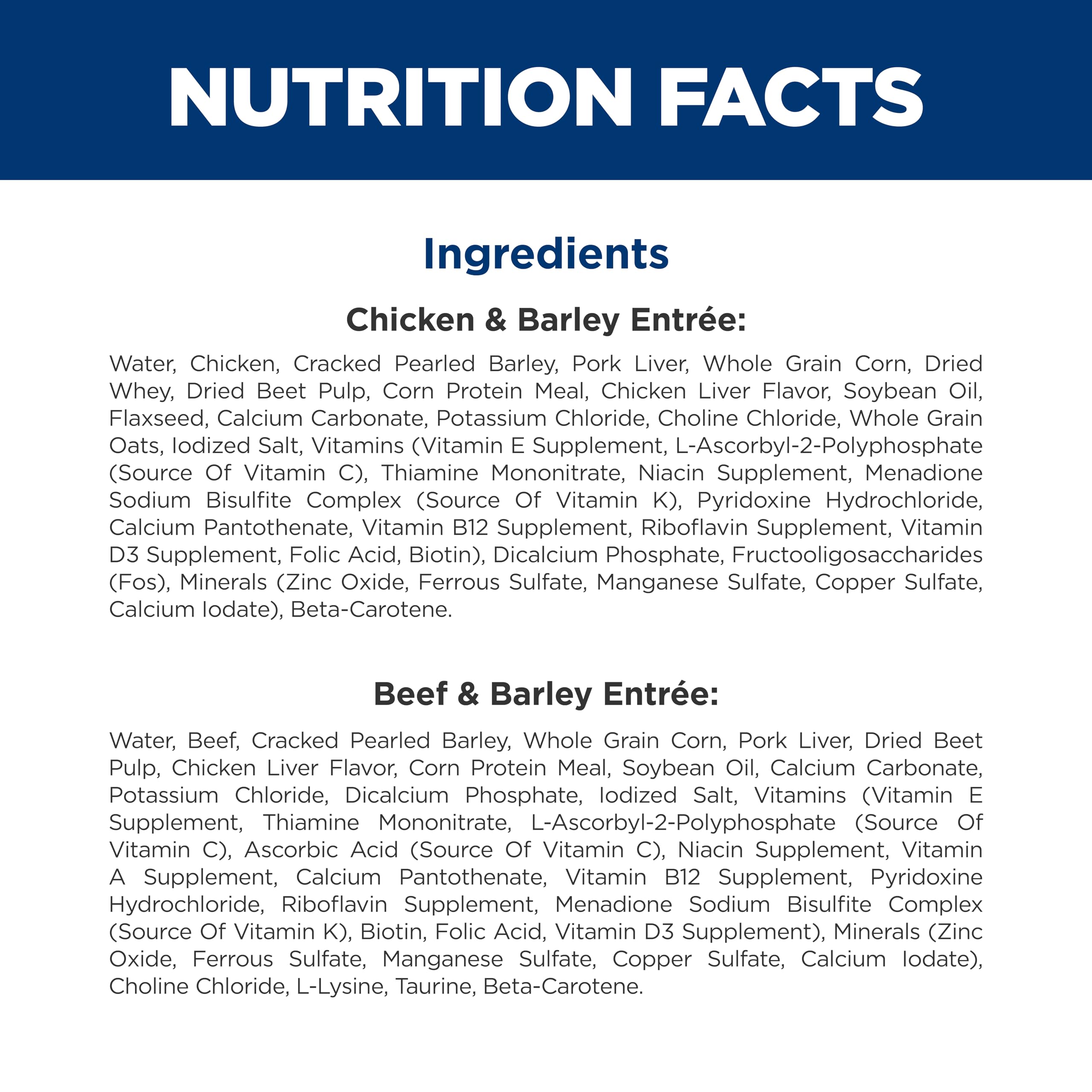Protéines de haute qualité dans Hill's Science Diet Adult 7+