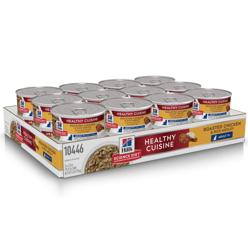 Hill's Science Diet Adult 7+ ingrédients naturels et vitamines, alimentation équilibrée pour seniors.