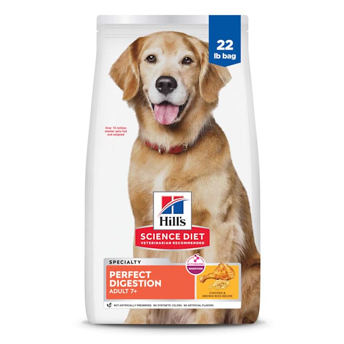 Hill's Science Diet Adulte 7+ Digestion ActivBiome : technologie exclusive pour soutenir le microbiote.
