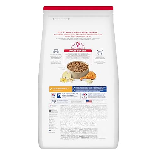 Ingrédients Barley et Riz utilisés dans Hill's Science Diet Adult 7+.