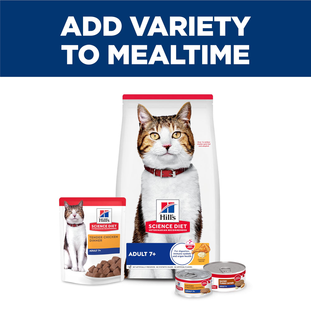 Hill's Science Diet Adulte 7+ - lot-24-boites: pratique et stock pour le foyer.