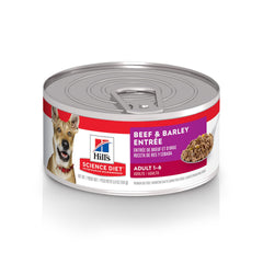 Hill's Science Diet Adulte boeuf et orge, boîte 5,8 oz, soutien musculaire possible.