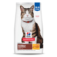 Hill's Science Diet Adulte Chat – contrôle des boules de poils grâce à des fibres naturelles.