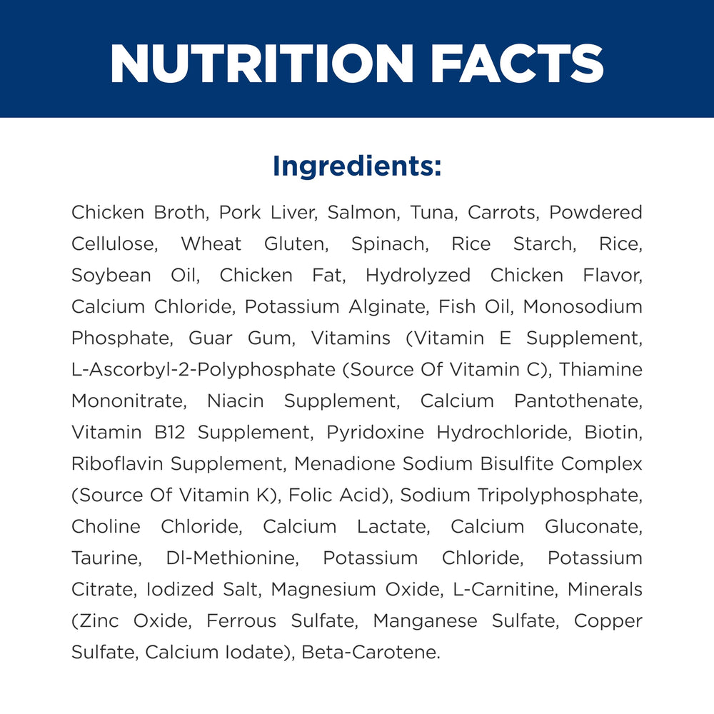 Protéine de haute qualité dans Hill's Science Diet Adulte Chat Intérieur – maintien possible de masse maigre.