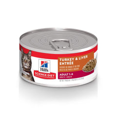 Hill's Science Diet Adulte Dinde-Foie en boîte, soutien du maintien musculaire.