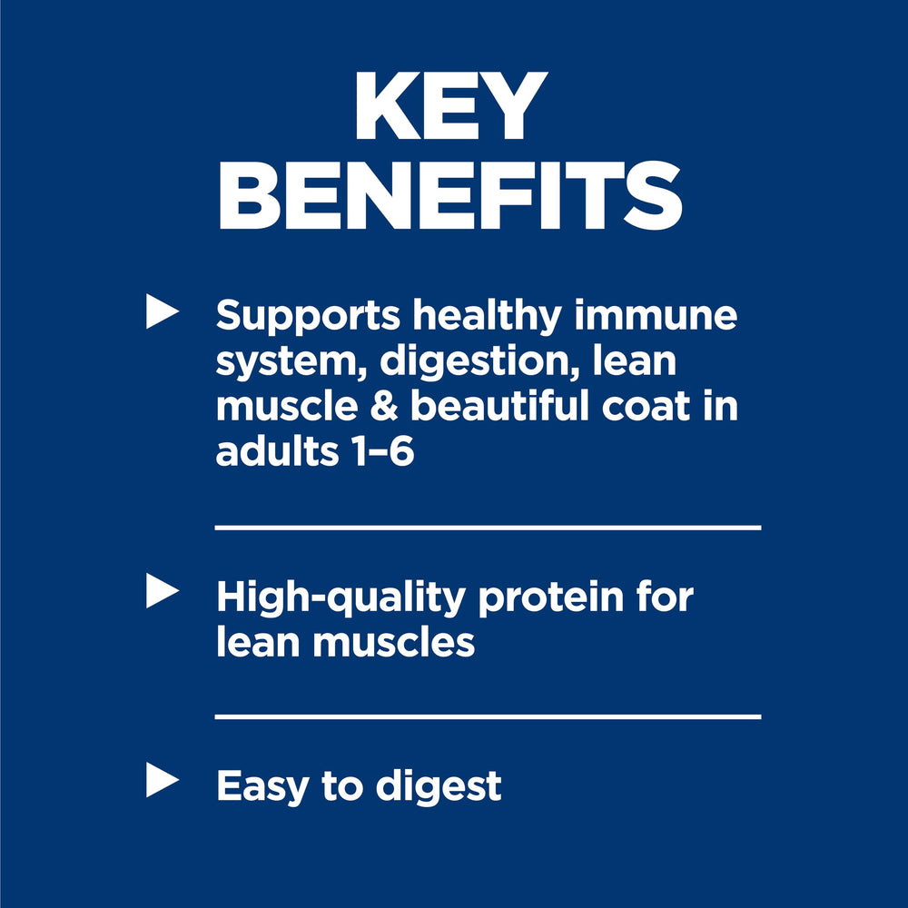 Hill's Science Diet Adult Healthy Cuisine Ingrédients Naturels : ingrédients naturels pour un repas simple.