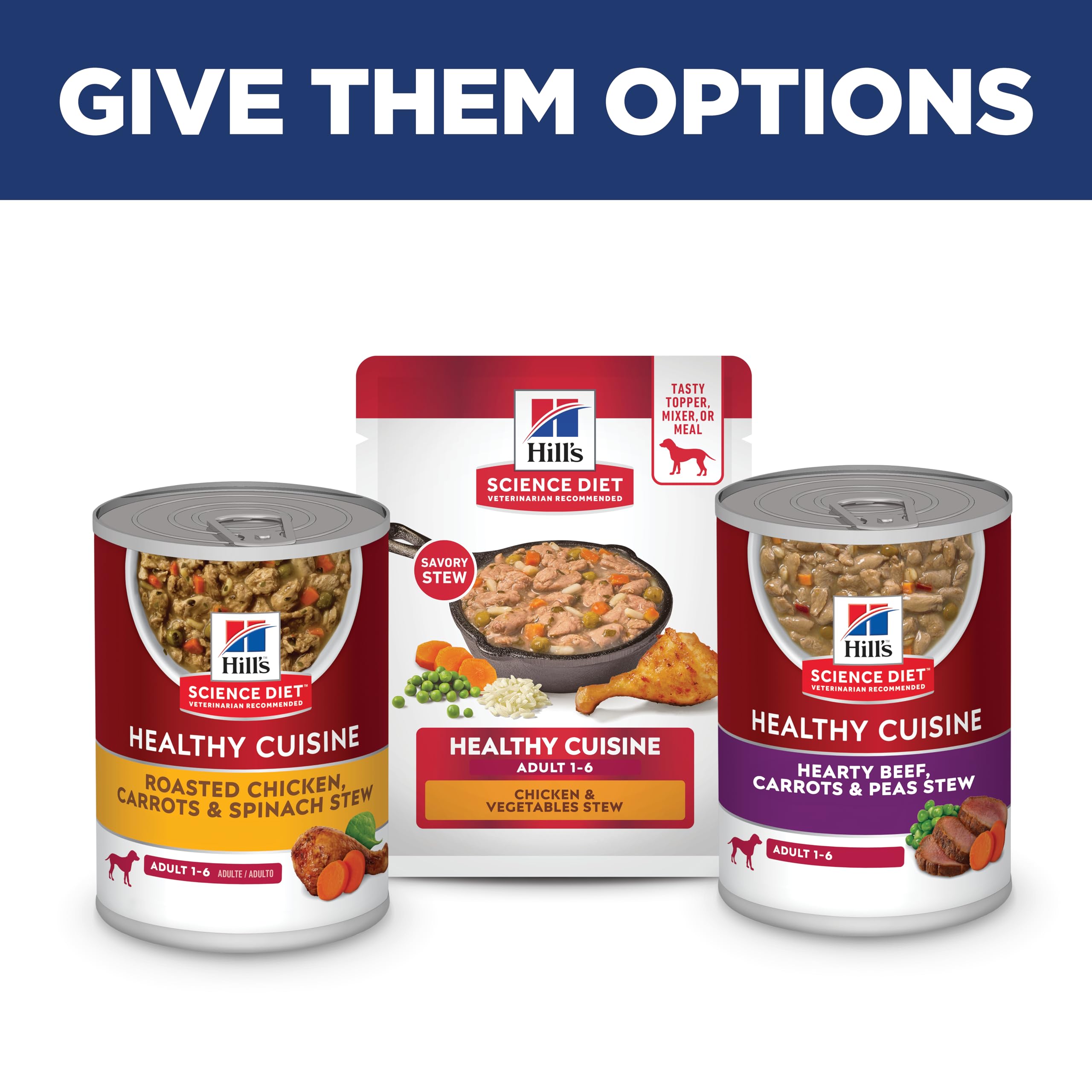 Hill's Science Diet Adult Healthy Cuisine Repas Quotidien : repas quotidien appétissant pour chien actif.