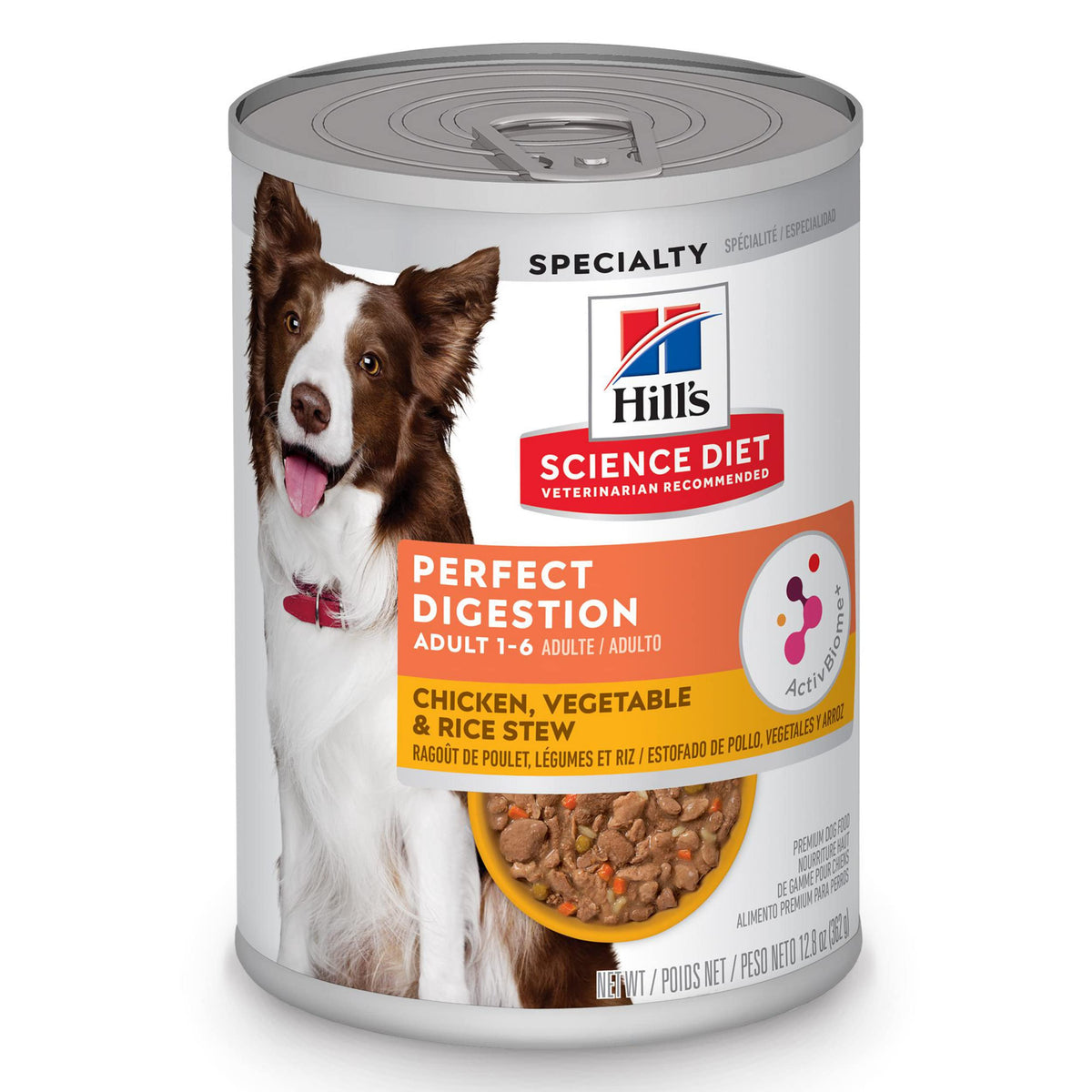 Hill's Science Diet Adult Perfect Digestion conservent au poulet, repas appétissant soutenant une digestion saine