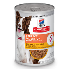 Hill's Science Diet Adult Perfect Digestion conservent au poulet, repas appétissant soutenant une digestion saine