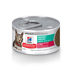Hill's Science Diet Adulte Poids Parfait - conserve foie et poulet, saveur attrayante