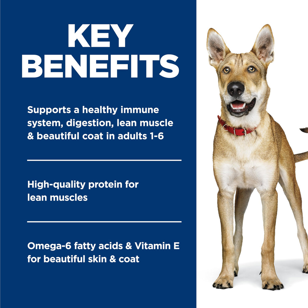 Oméga-6 et vitamine E pour pelage et peau sains.