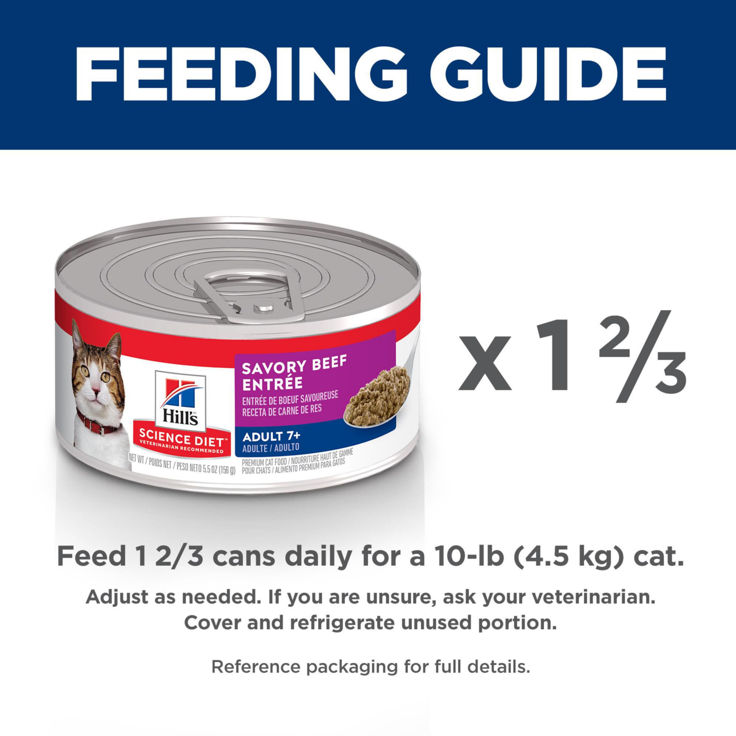 Hill's Science Diet Adult 7+ boeuf mince, préparation américaine avec ingrédients mondiaux