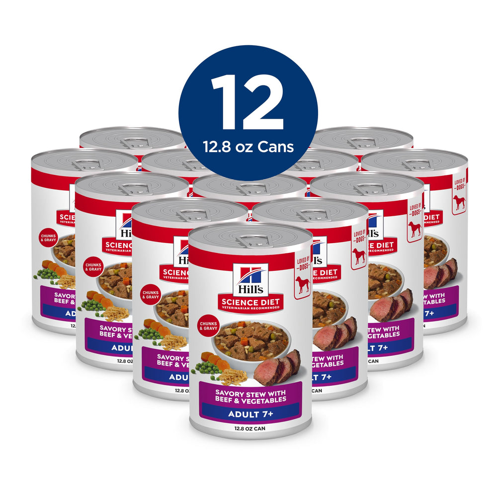 Étiquette nutritionnelle Hill's, profil minéral équilibré pour chien senior