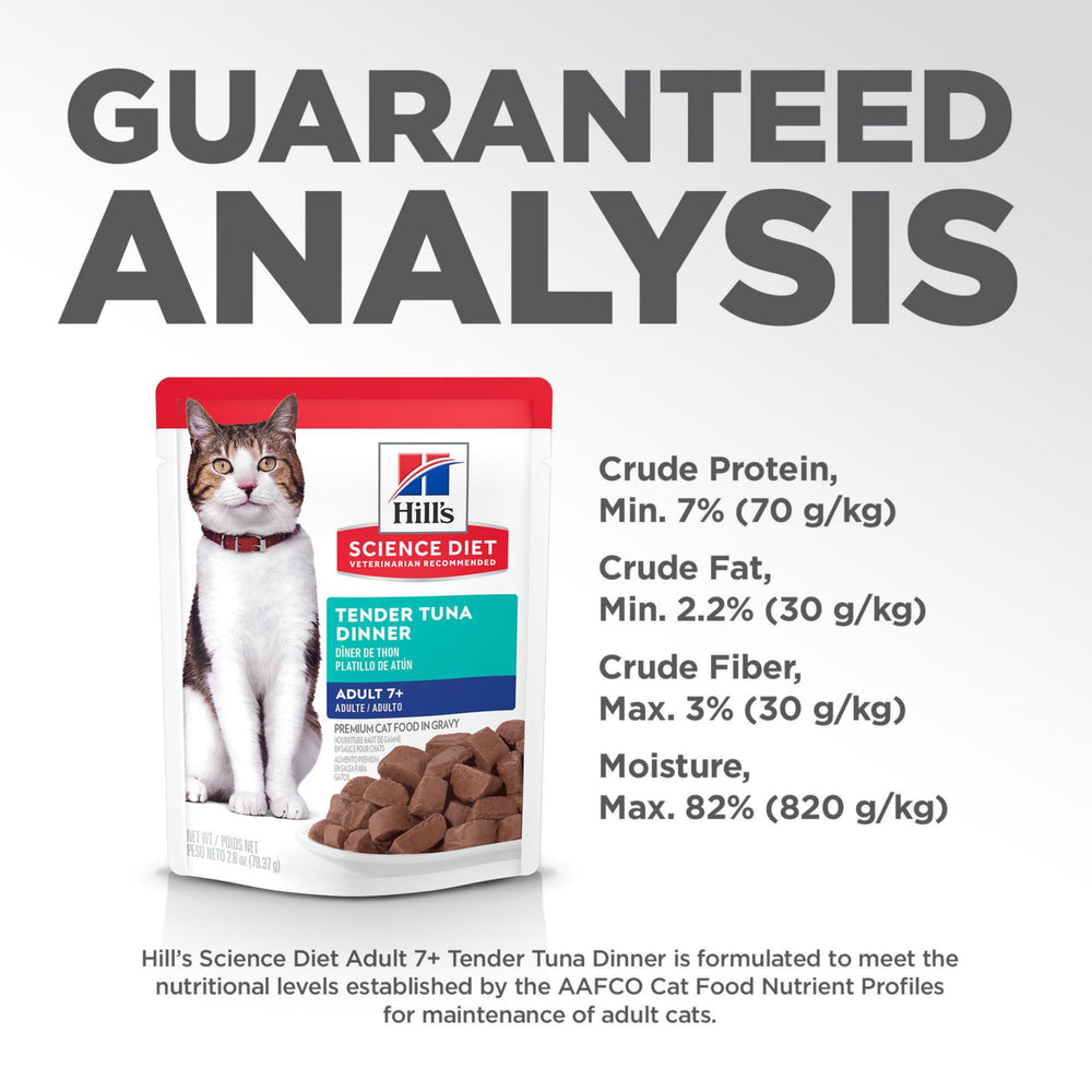 Hill's Science Diet pack 24 sachets pour repas quotidien.