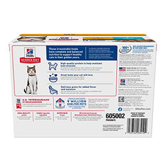 Sachets 2,8 oz avec sauce onctueuse pour chat Hill's Science Diet.