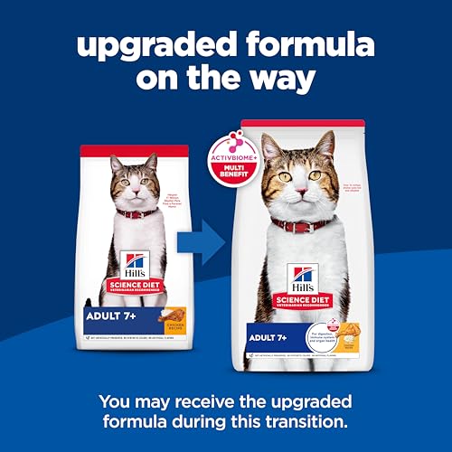 Hill's Science Diet Chat Adulte 7+ taurine – pour le cœur et l'énergie.