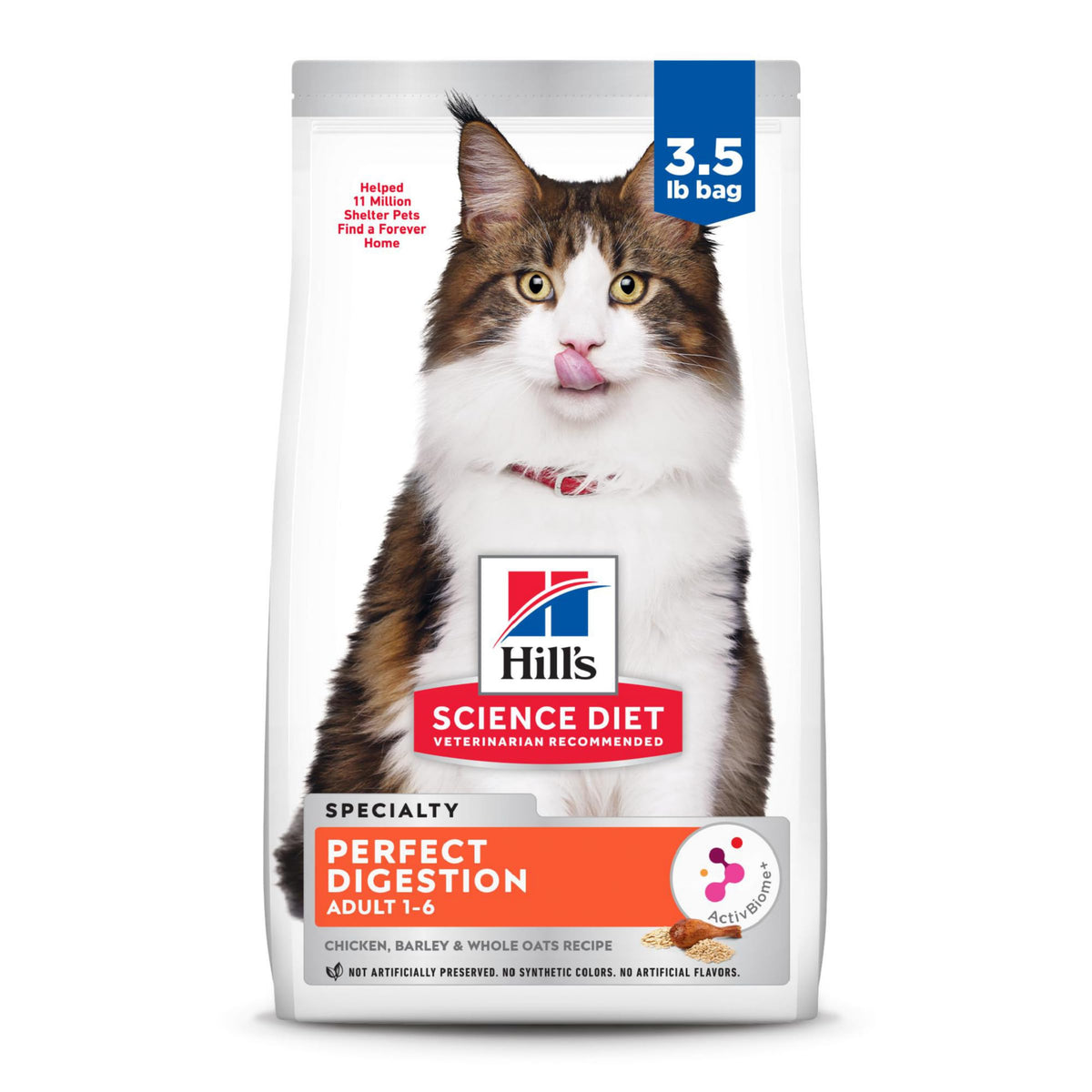 Hill's Science Diet Chat Adulte Digestion Parfaite - croquettes pour digestion équilibrée.
