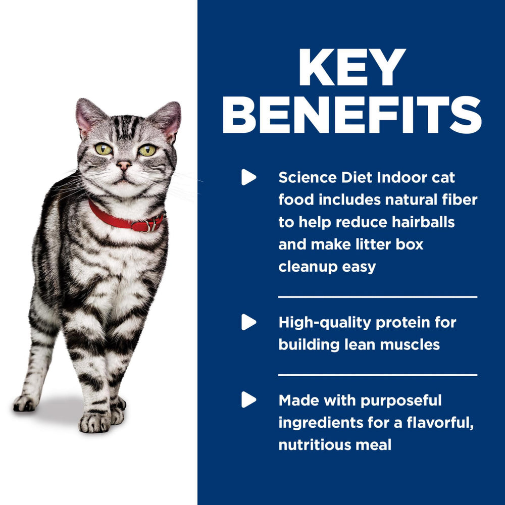 Hill's Science Diet Chat Adulte Indoor Ocean Fish, antioxydants et vitamines pour le système immunitaire