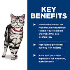 Hill's Science Diet Chat Adulte Indoor Ocean Fish, antioxydants et vitamines pour le système immunitaire