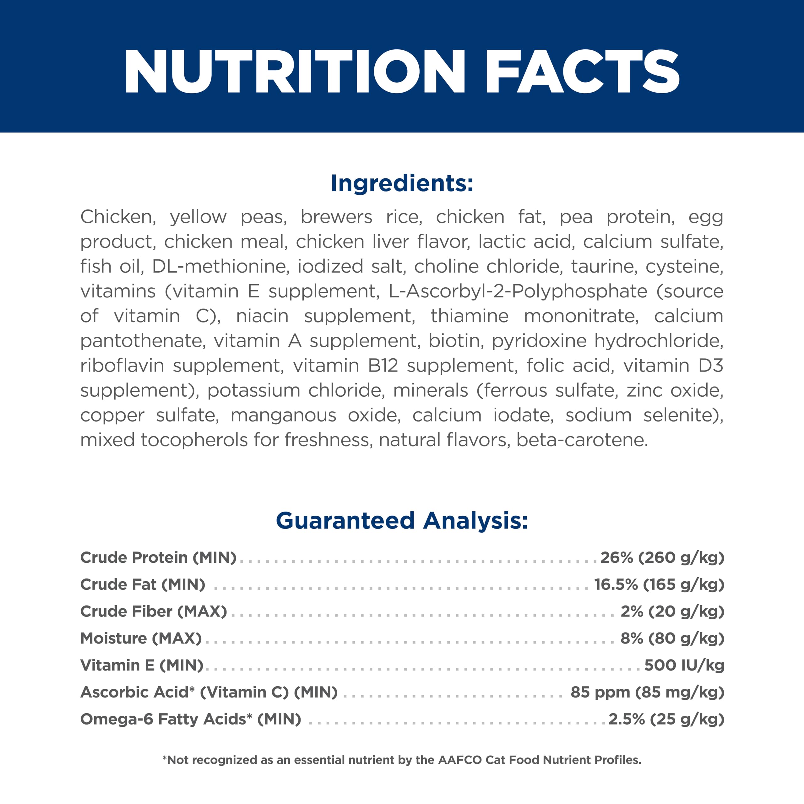 Hill's Science Diet Chat Adulte ingredients-naturels: ingrédients simples pour digestion douce.