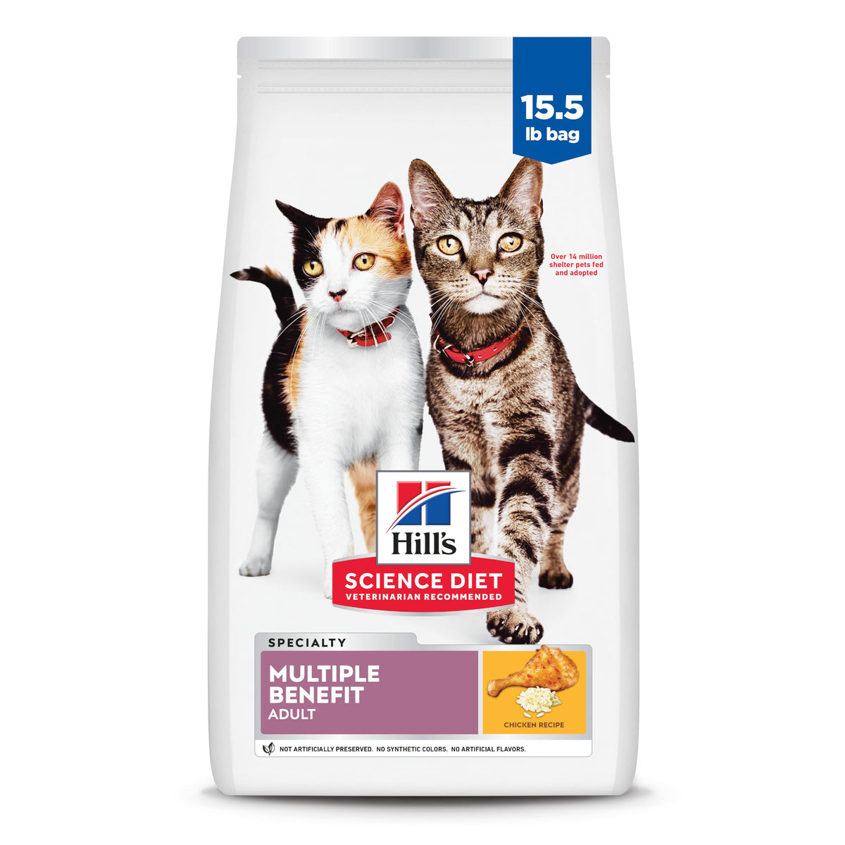 Hill's Science Diet chat-adulte poulet sac 15-5 lb: énergie et masse musculaire.