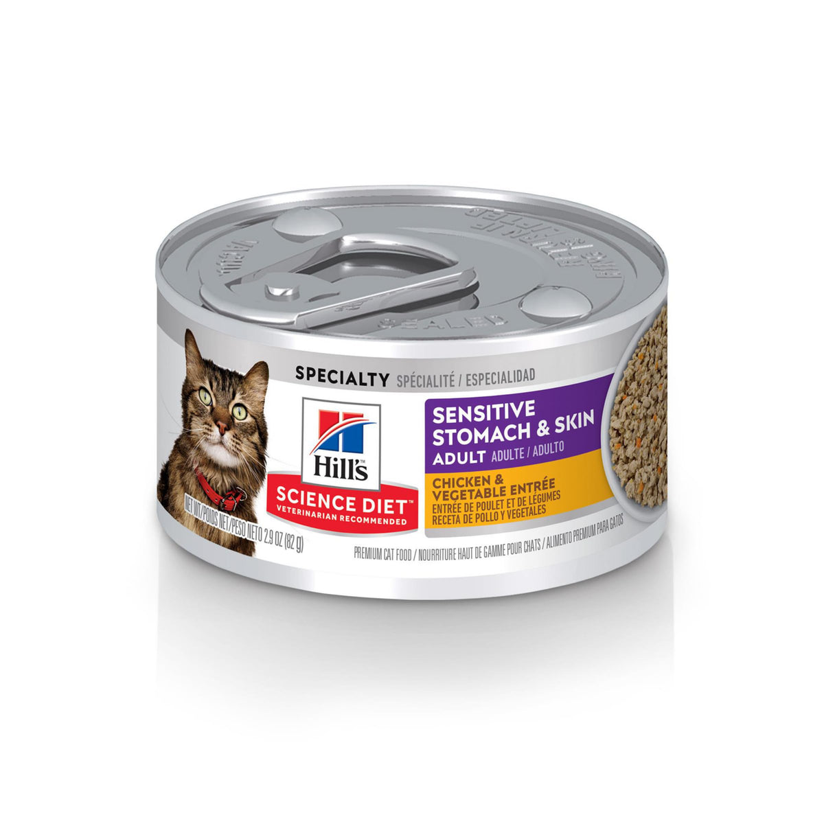 Hill's Science Diet Chat estomac sensible - conserve 2-9oz facilitant la digestion