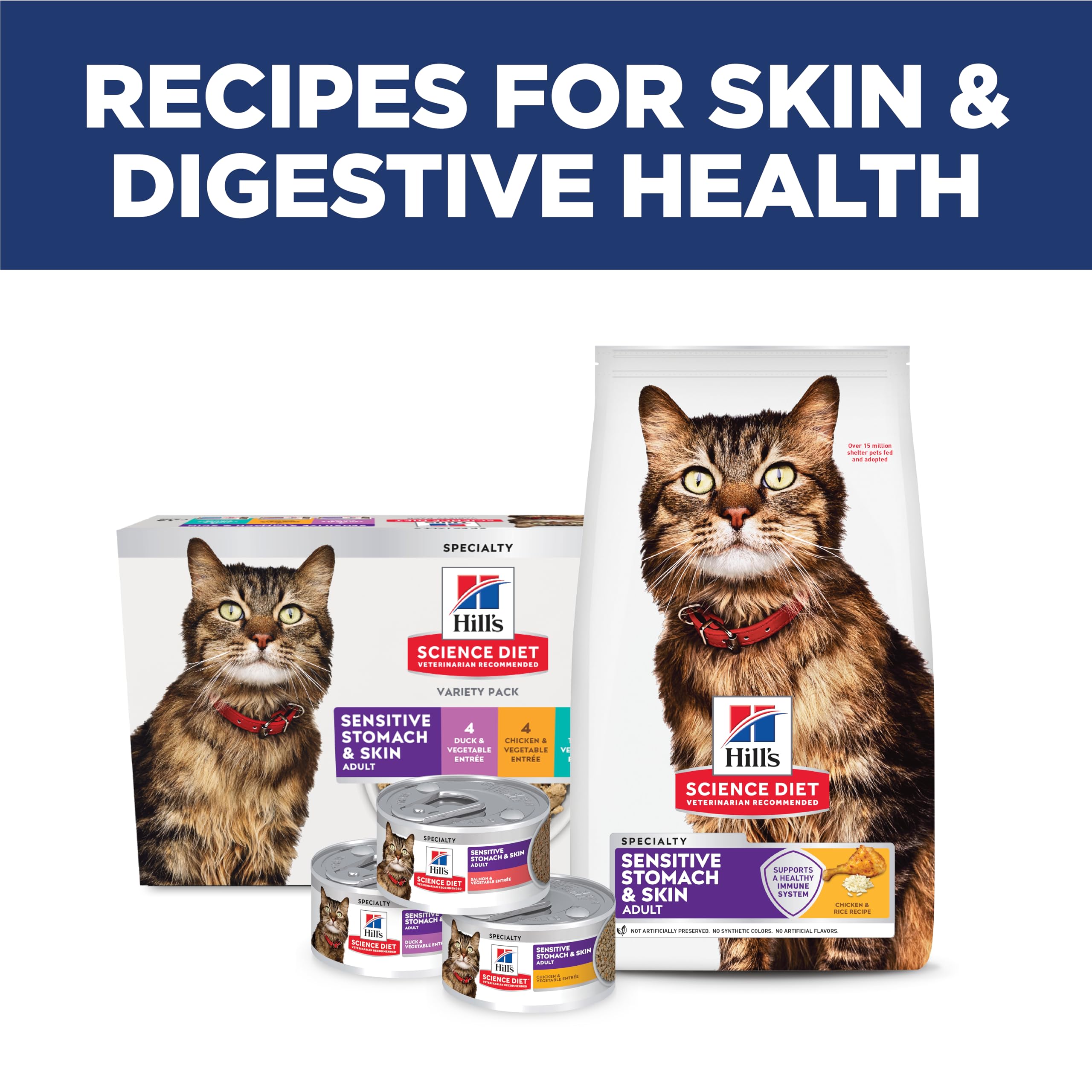 Hill's Science Diet Chat etiquette claire - informations nutritionnelles