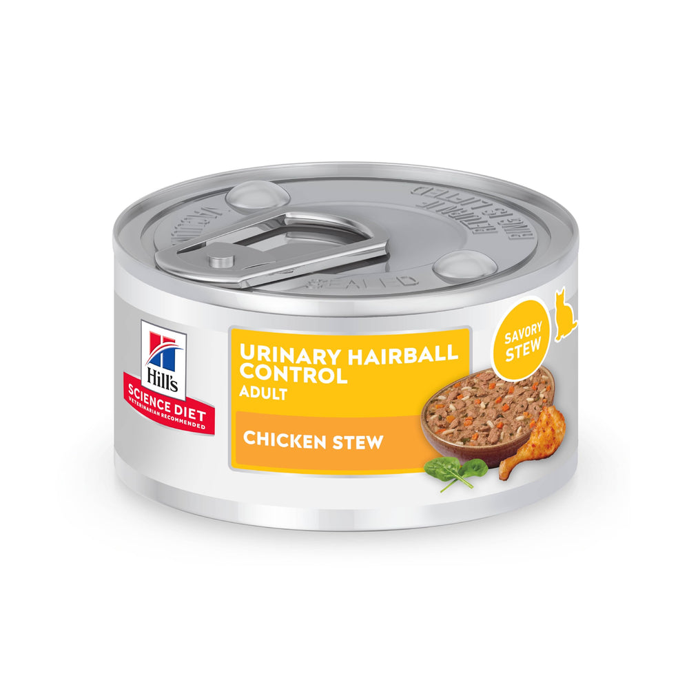 Hill's Science Diet chat-stew-urinaire : soutien potentiel de la santé urinaire du chat.