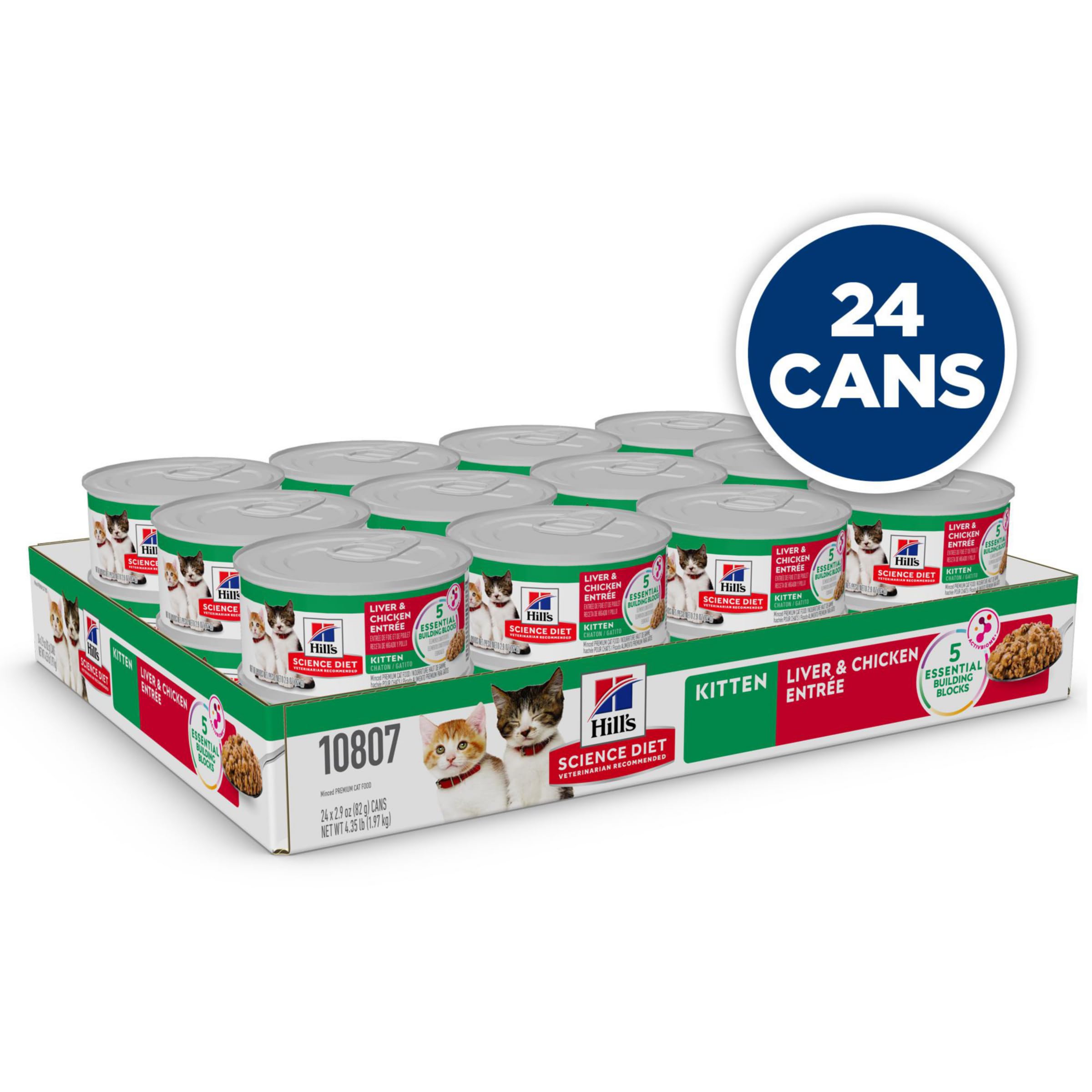 Hill's Science Diet Chaton - boîtes de 2,9 oz pour repas quotidiens