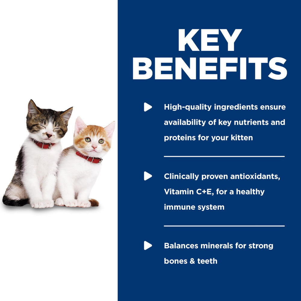 Hill's Science Diet Chaton pâtée dinde, minéraux équilibrés pour os et dents sains